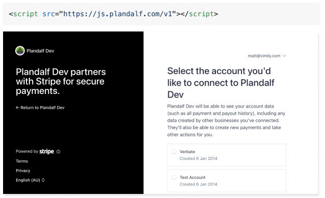 Connect with Stripe